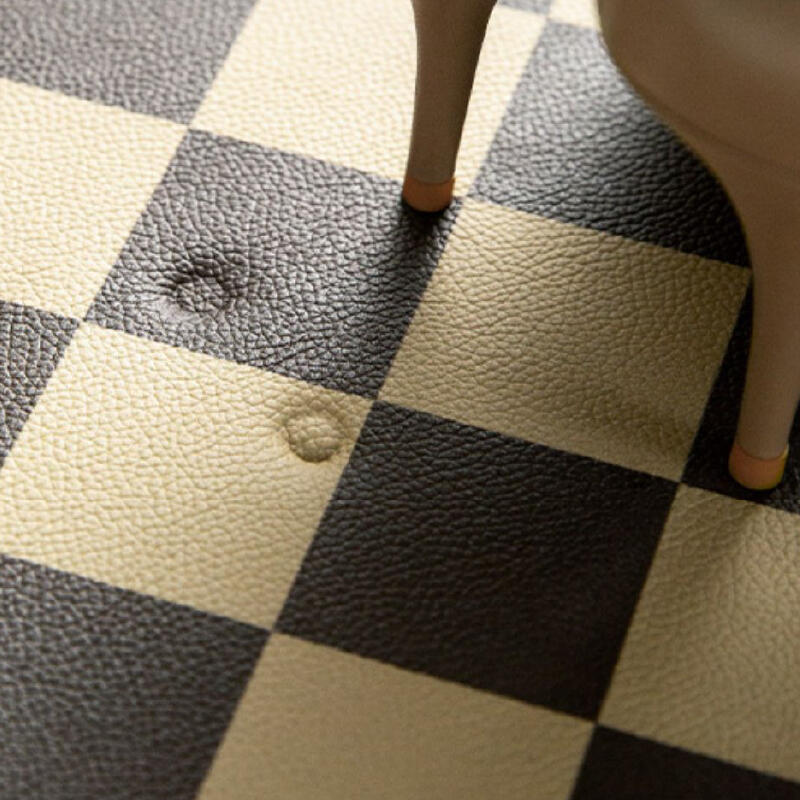 2color casual dot door mat