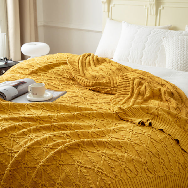 3color sweater design blanket