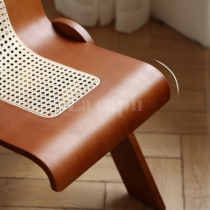 antique rattan wood chair(4colors)