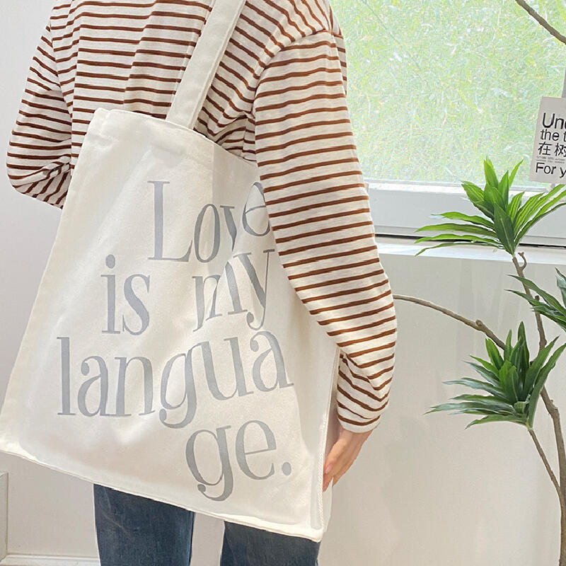 3design simple logo tote bag