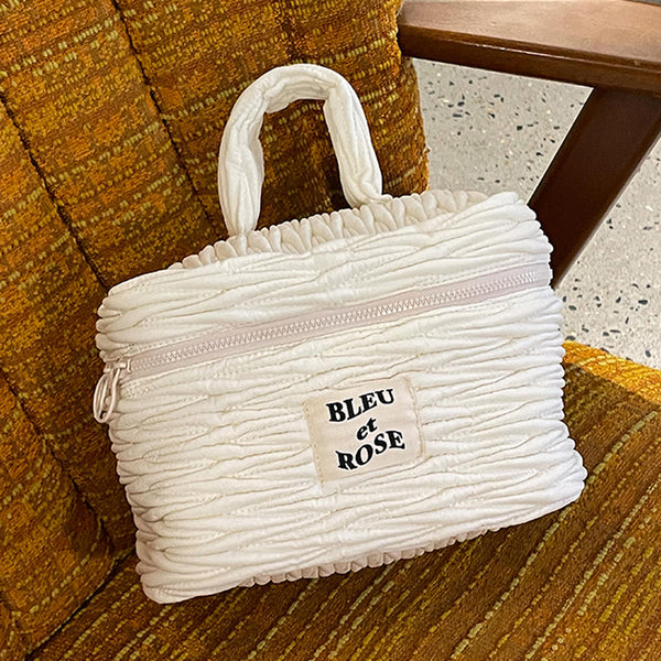2color fine stitch pouch
