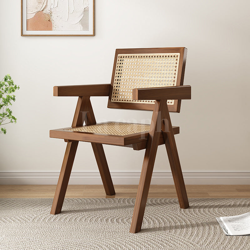 rattan wood chair(4colors)