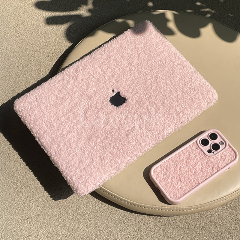 Blush Cozy Macbook skin