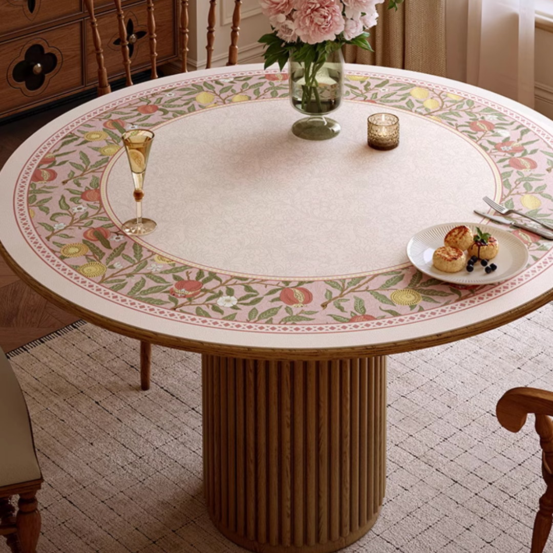 leia garden round table mat