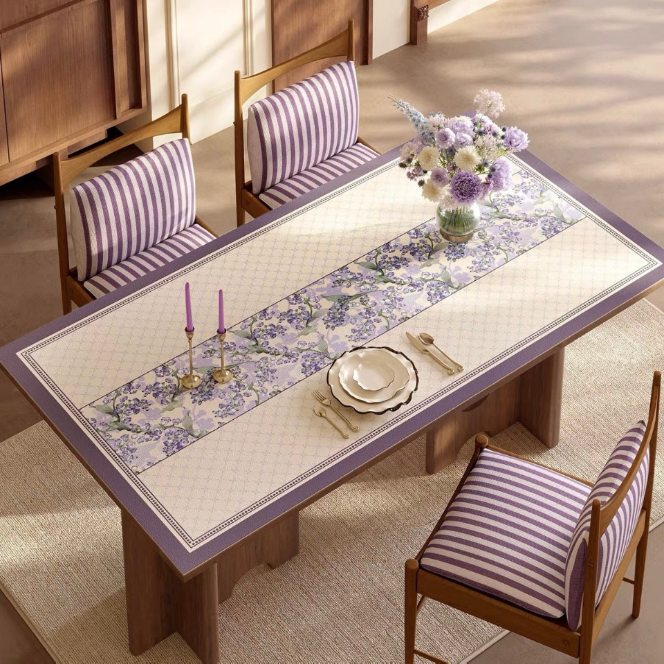 Purple Campanula table mat