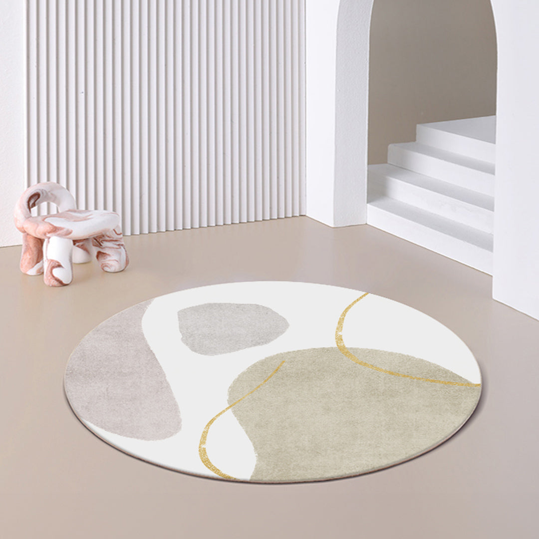 luxury nuance pattern round mat