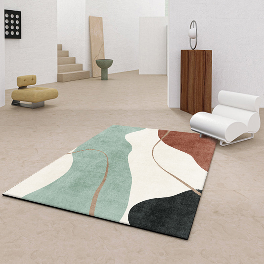 modern design square carpet