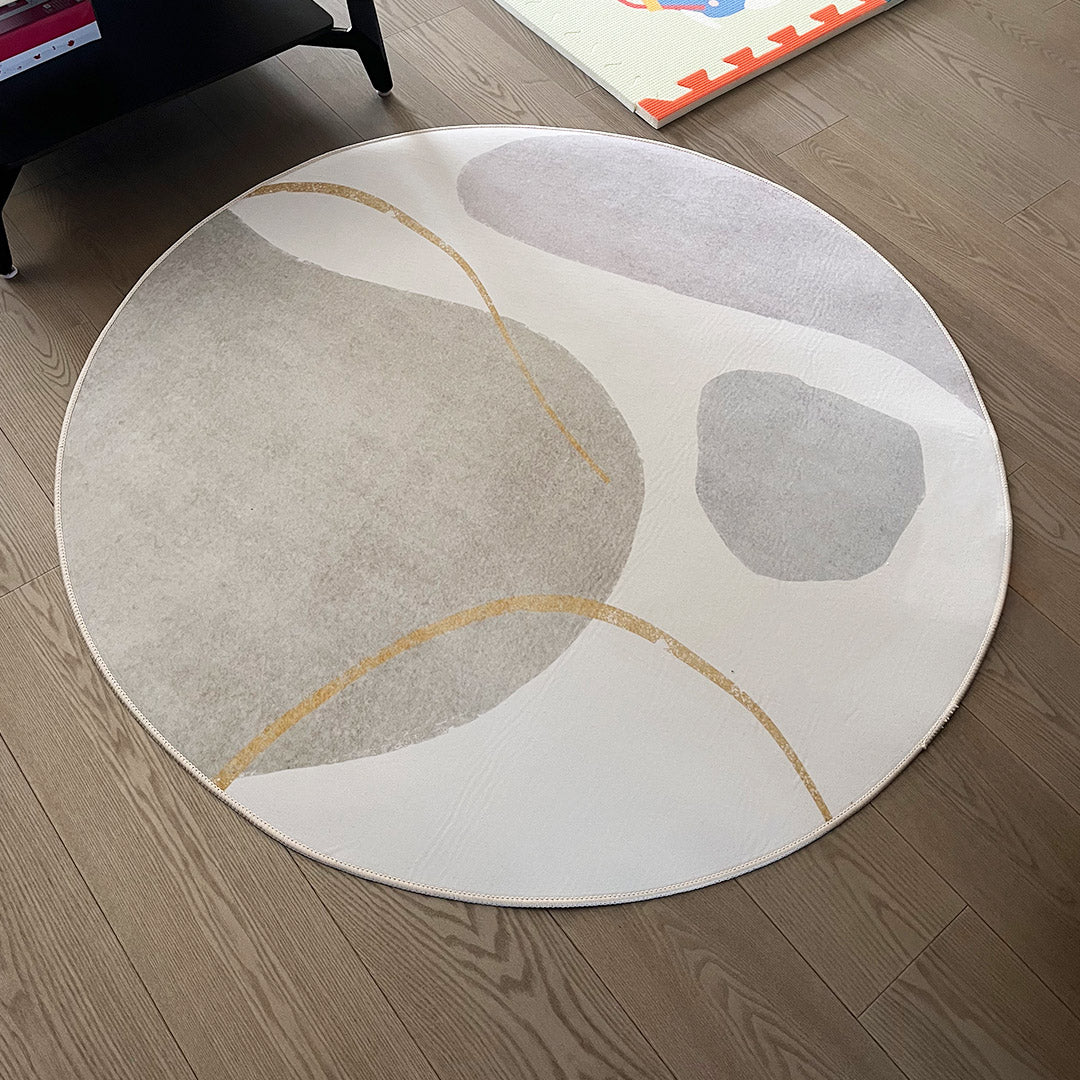 luxury nuance pattern round mat