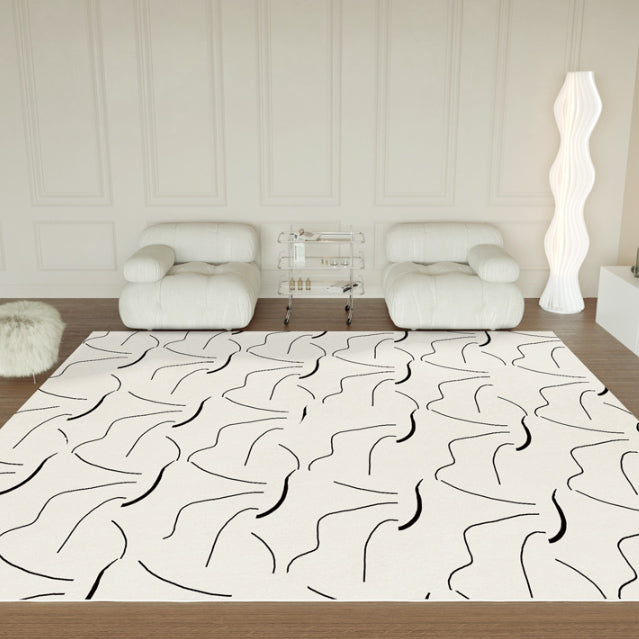 【即納】11design geometric pattern square carpet / 140×200cm , C