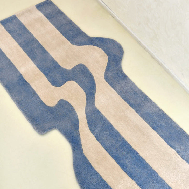 3color deformed border mat