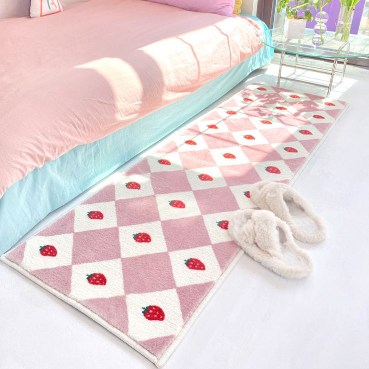 8design retro square floor mat