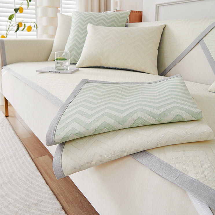 3color wavy line cool cushion