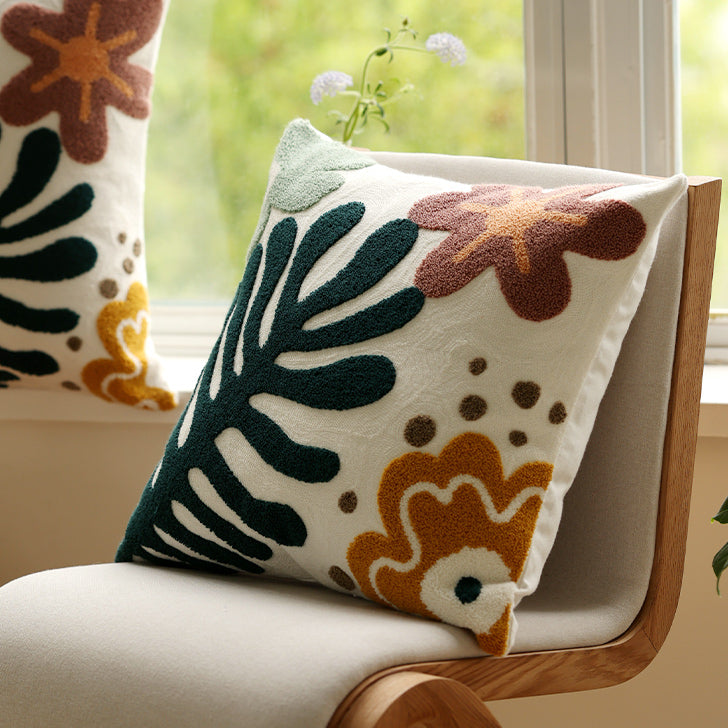 sea plants boa cushion