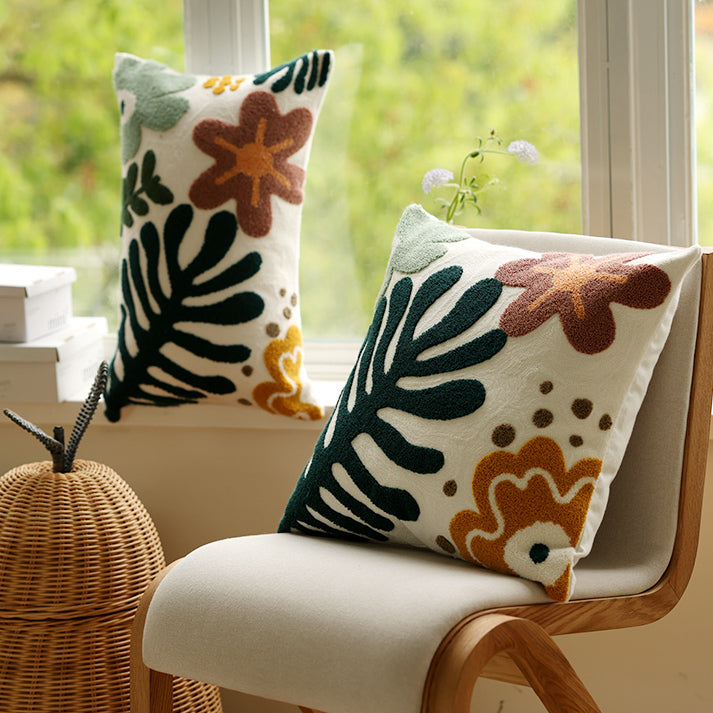 sea plants boa cushion