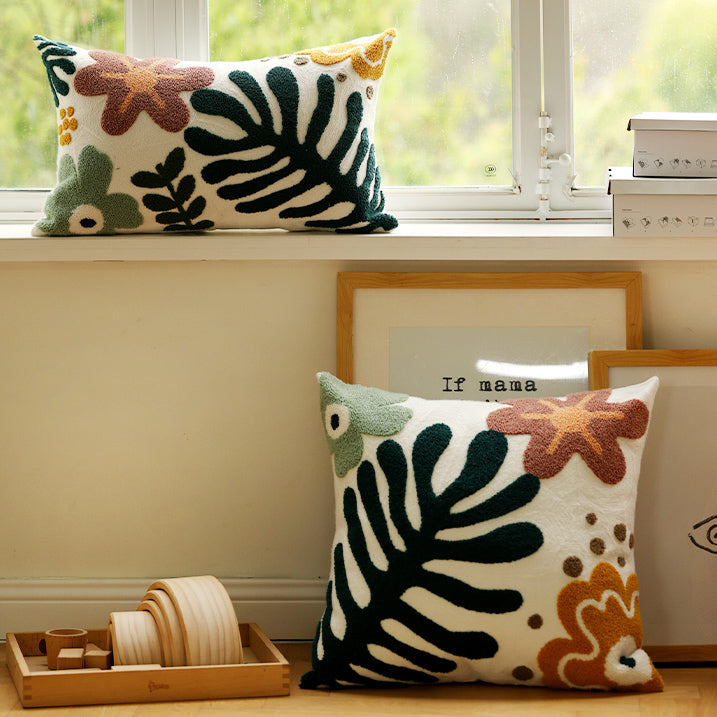 sea plants boa cushion