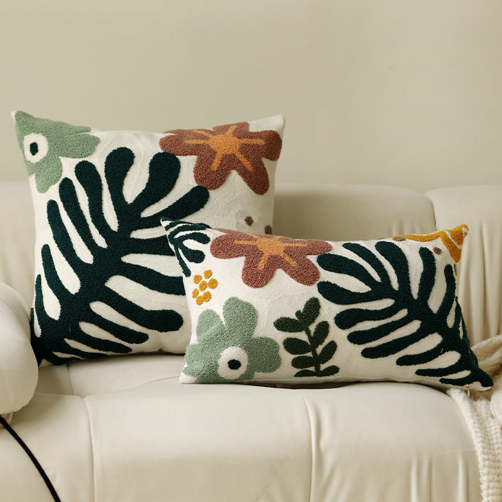 sea plants boa cushion