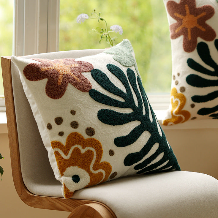 sea plants boa cushion