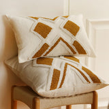 argyle boa cushion