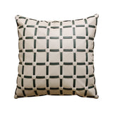 2design leather lattice cushion