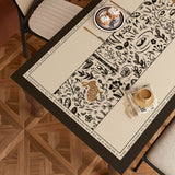 lost forest black table mat