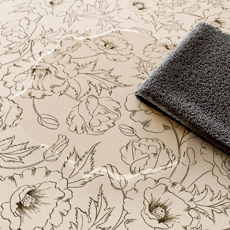 holiday green simple table mat