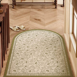 holiday green simple door mat