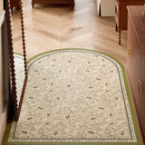 holiday green simple door mat