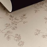 limpidity black flower mini shelf mat