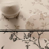 limpidity black flower mini shelf mat