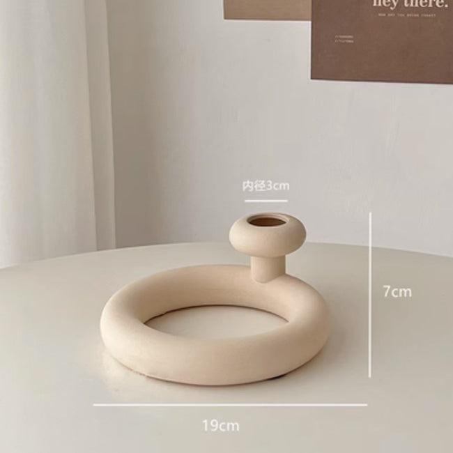 3design ceramic modern candle holder