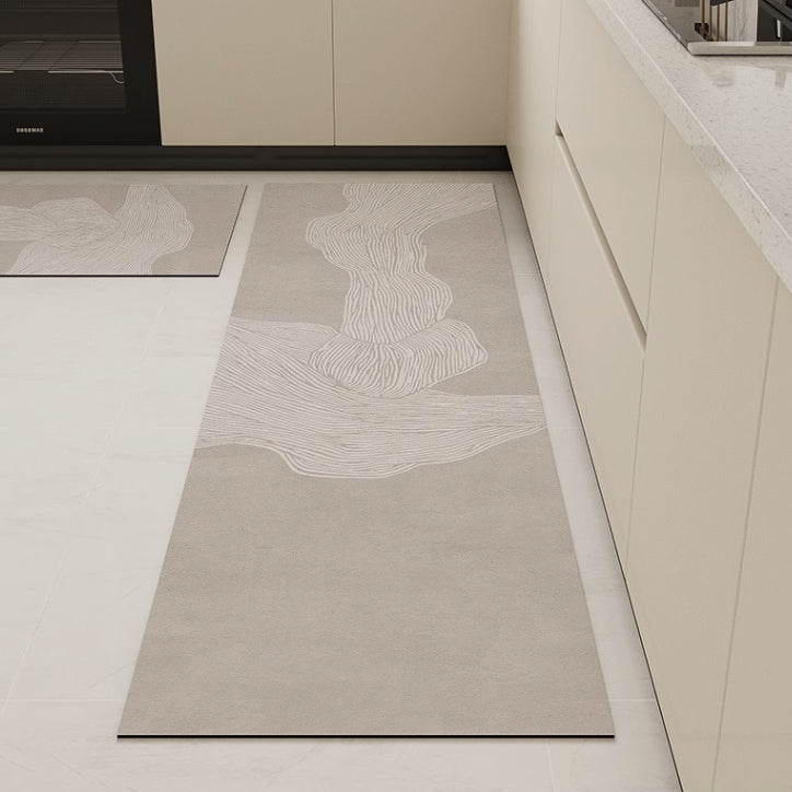 5design dark modern kitchen mat