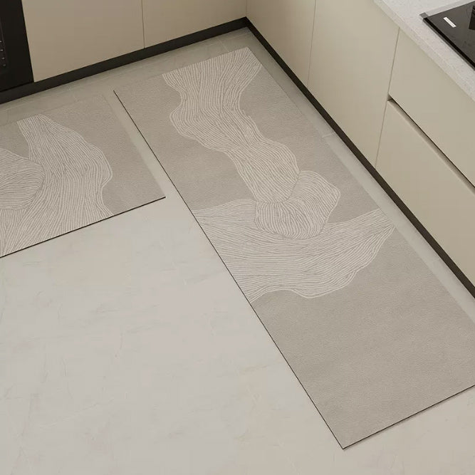 5design dark modern kitchen mat