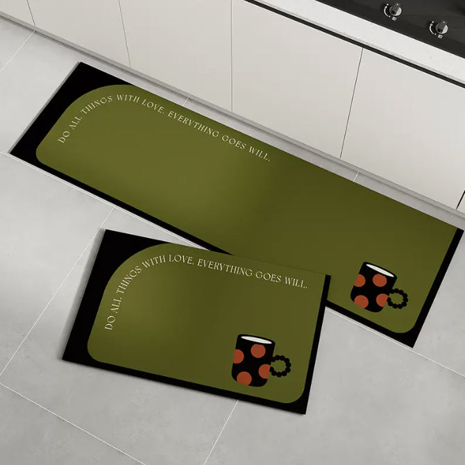 3design cooking mark kitchen mat