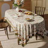 2design retro classic flower table cloth