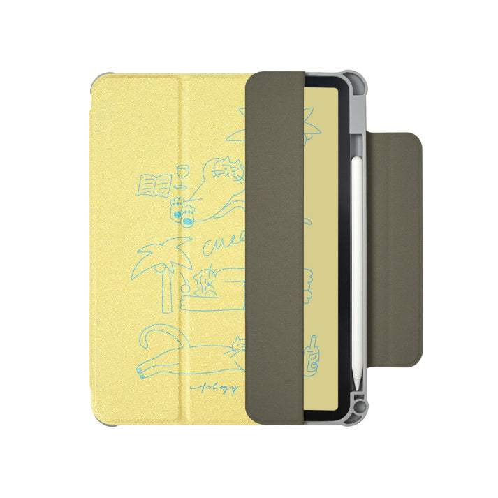 summer cat iPad case