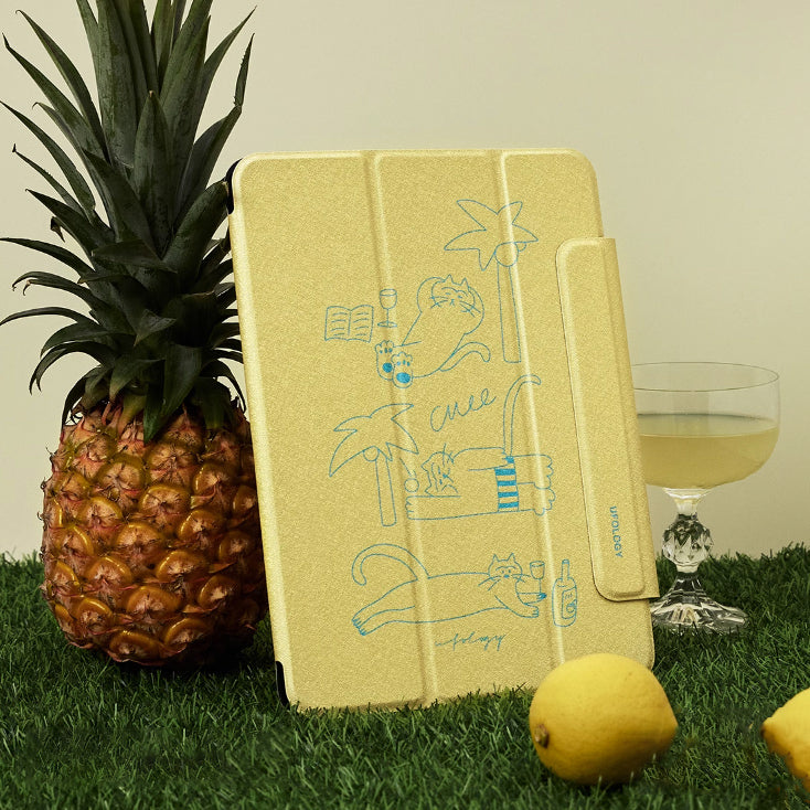 summer cat iPad case