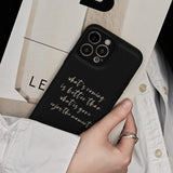 black logo iPhone case