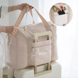2color square boston travel bag