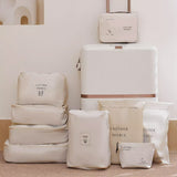4color suitcase travel pouch set
