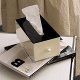 2color pearl handle tissue case