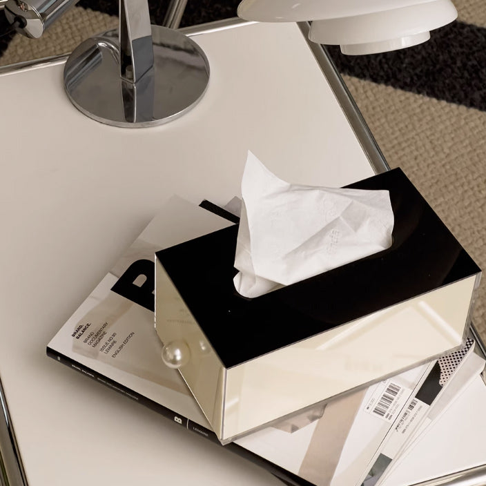 2color pearl handle tissue case