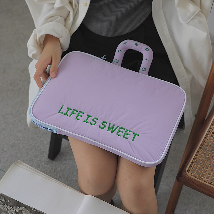 4color sweet logo iPad & PC bag