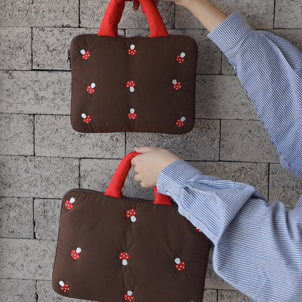 2color mushroom iPad & PC bag