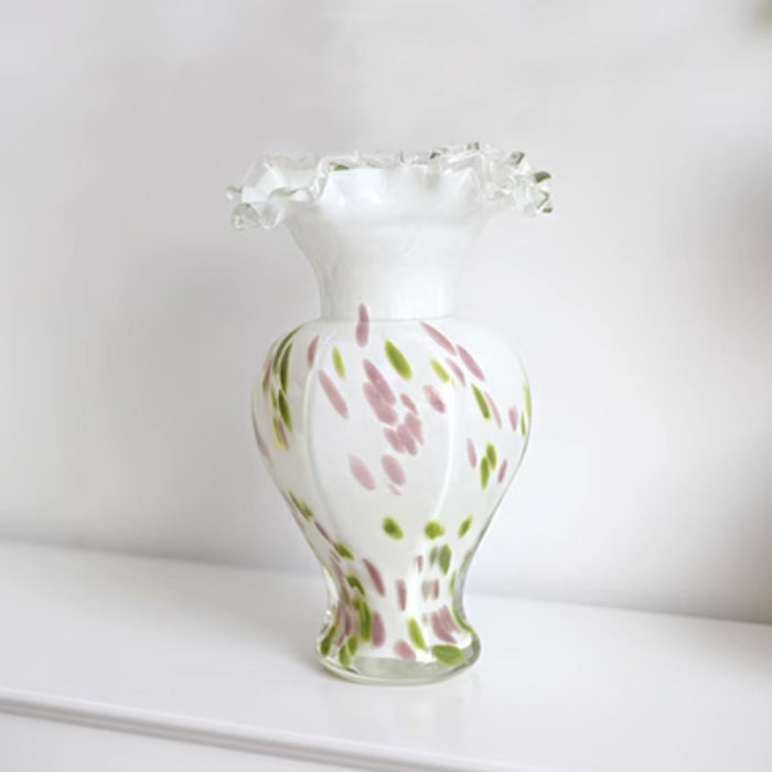 12design glass pumpkin vase