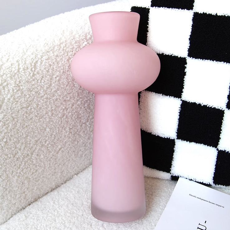 milky pink vase