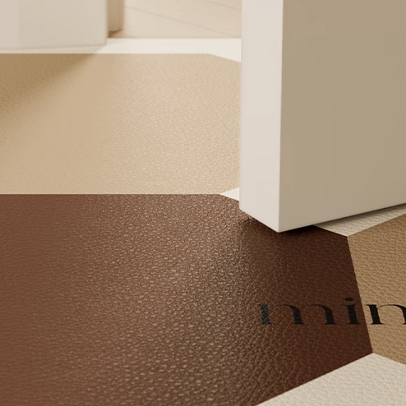 square minimalism brick door mat