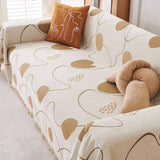 4color reversible heart sofa cover