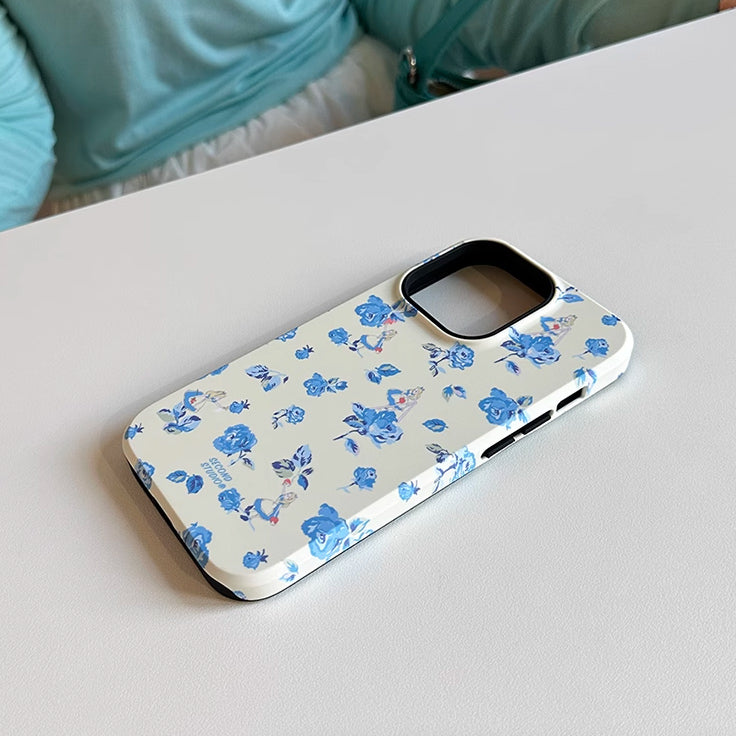 diamond grip flower iPhone case