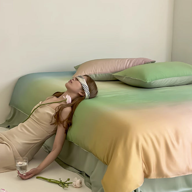 2color aurora gradation bedlinen set
