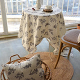 country flower table cloth